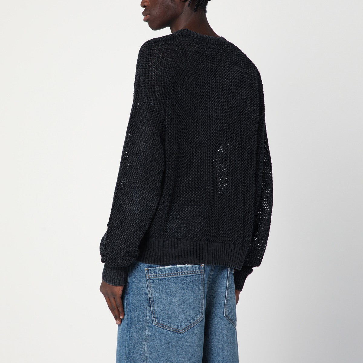 Represent Black cotton sweater Represent