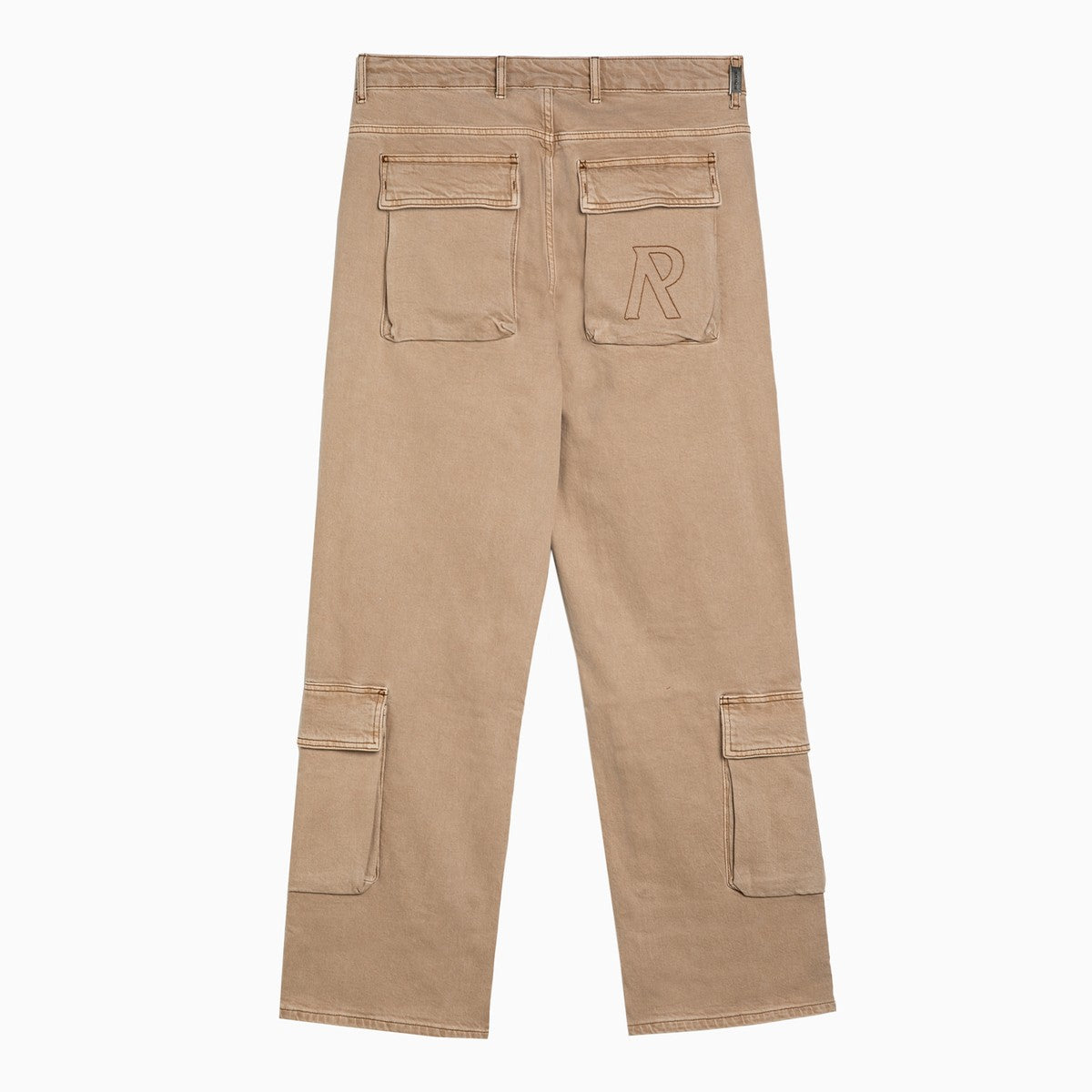 Represent R3Ca beige denim cargo trousers Represent