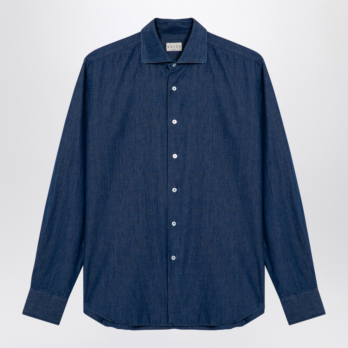 XACUS Indigo blue denim cotton shirt XACUS