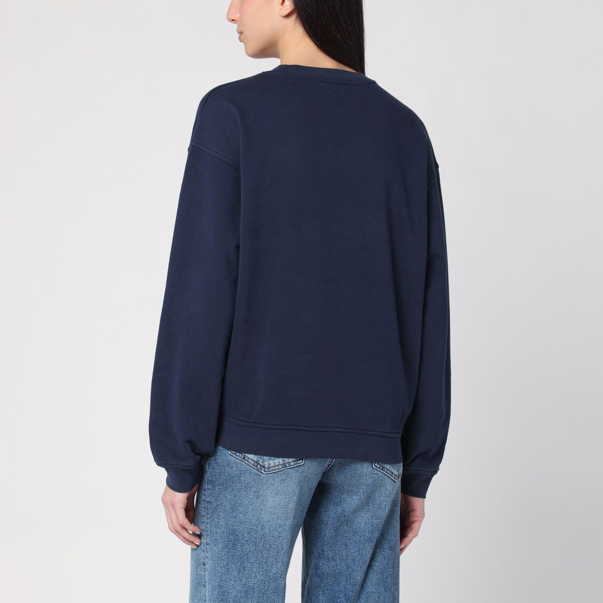 Frame Navy blue cotton blend sweatshirt Frame