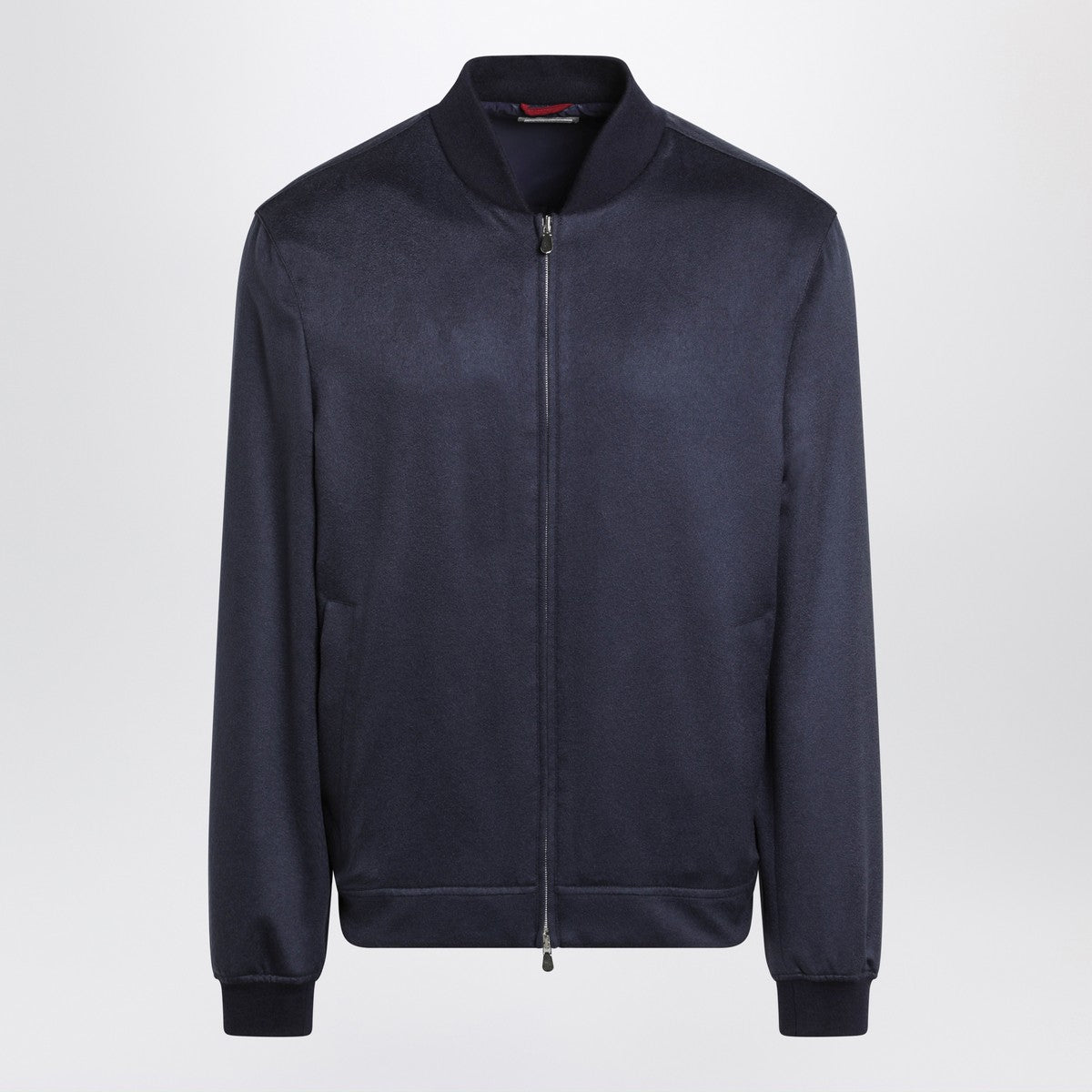 Brunello Cucinelli Navy blue cardigan in lightweight cashmere flannel Brunello Cucinelli