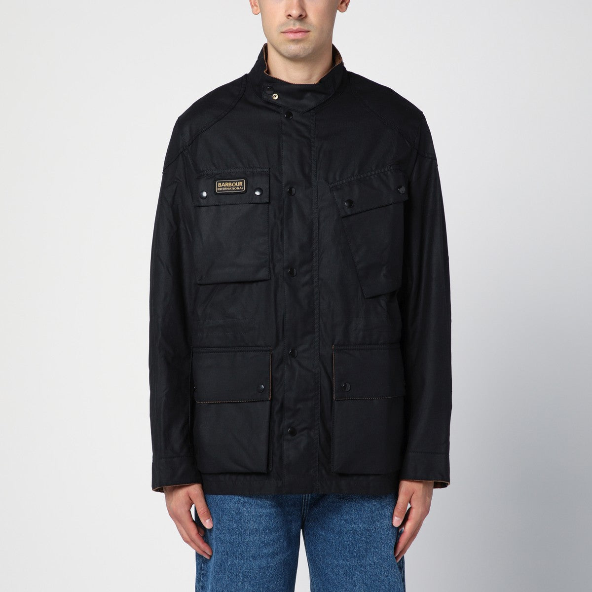 Barbour Black waxed International jacket Barbour