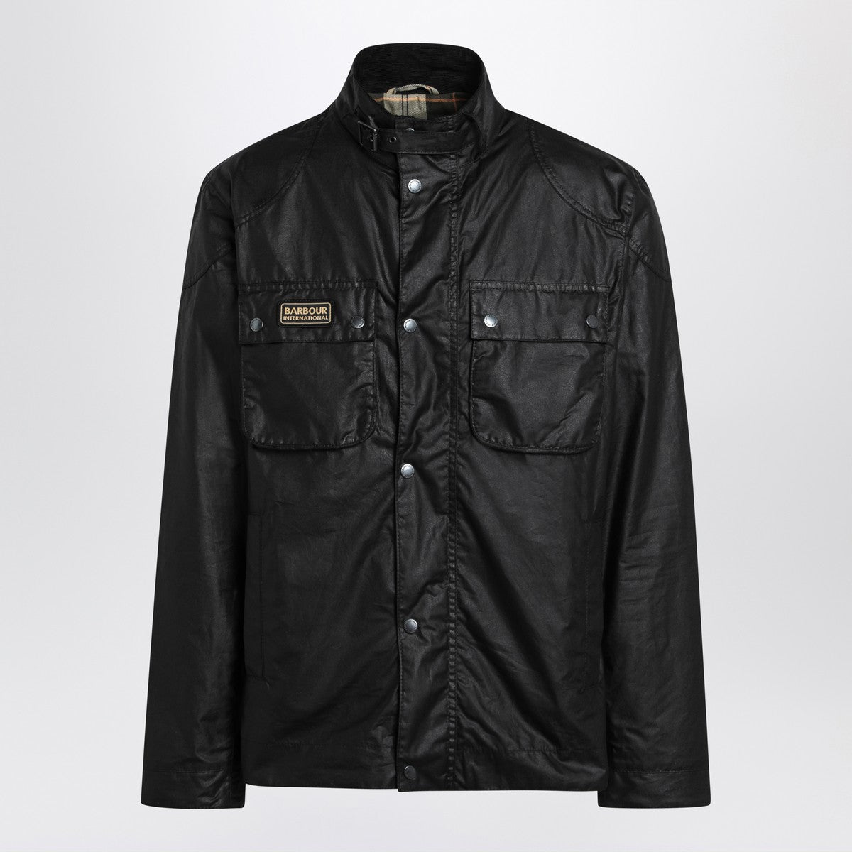 Barbour Black waxed International jacket Barbour