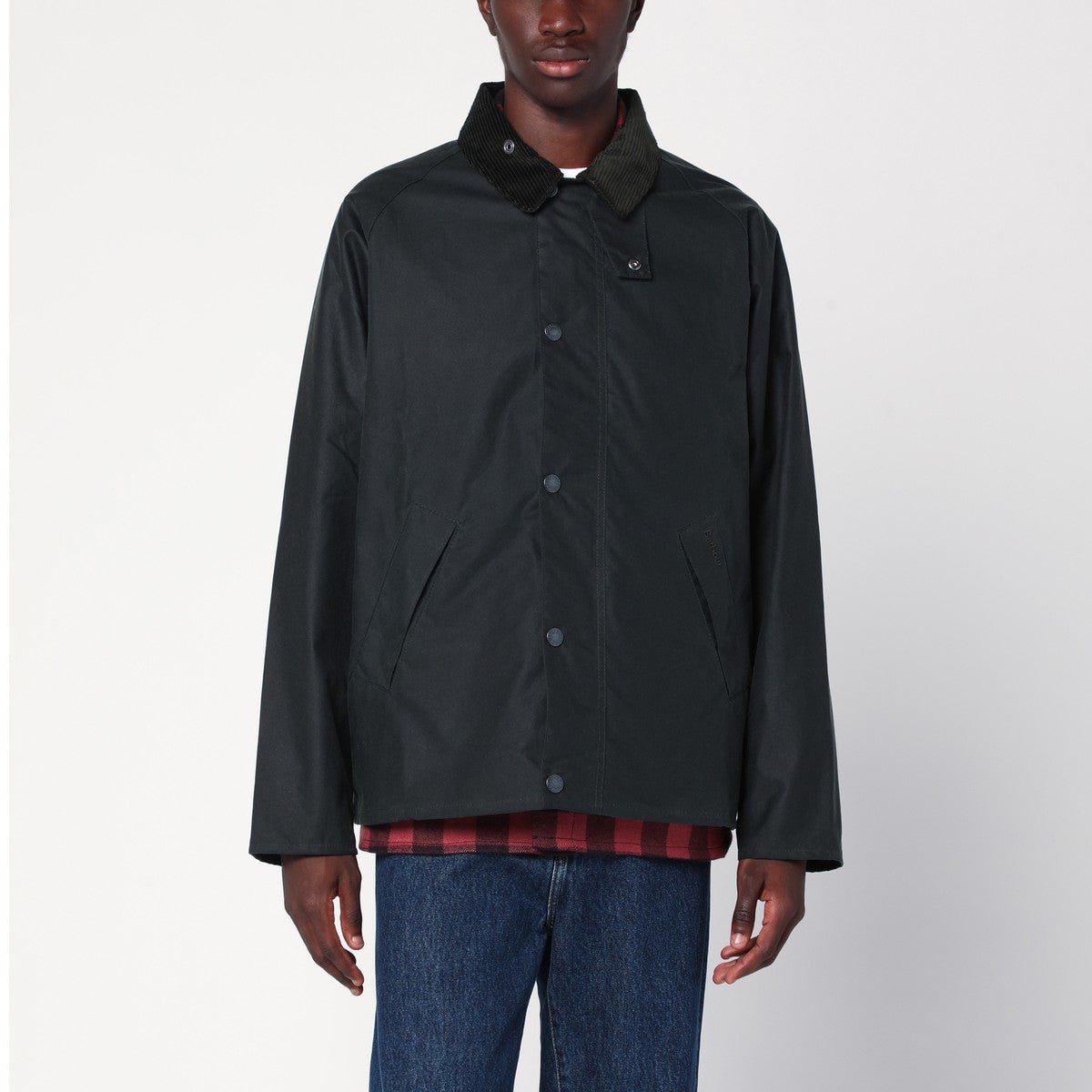 Barbour OS Transport waxed jacket sage Barbour