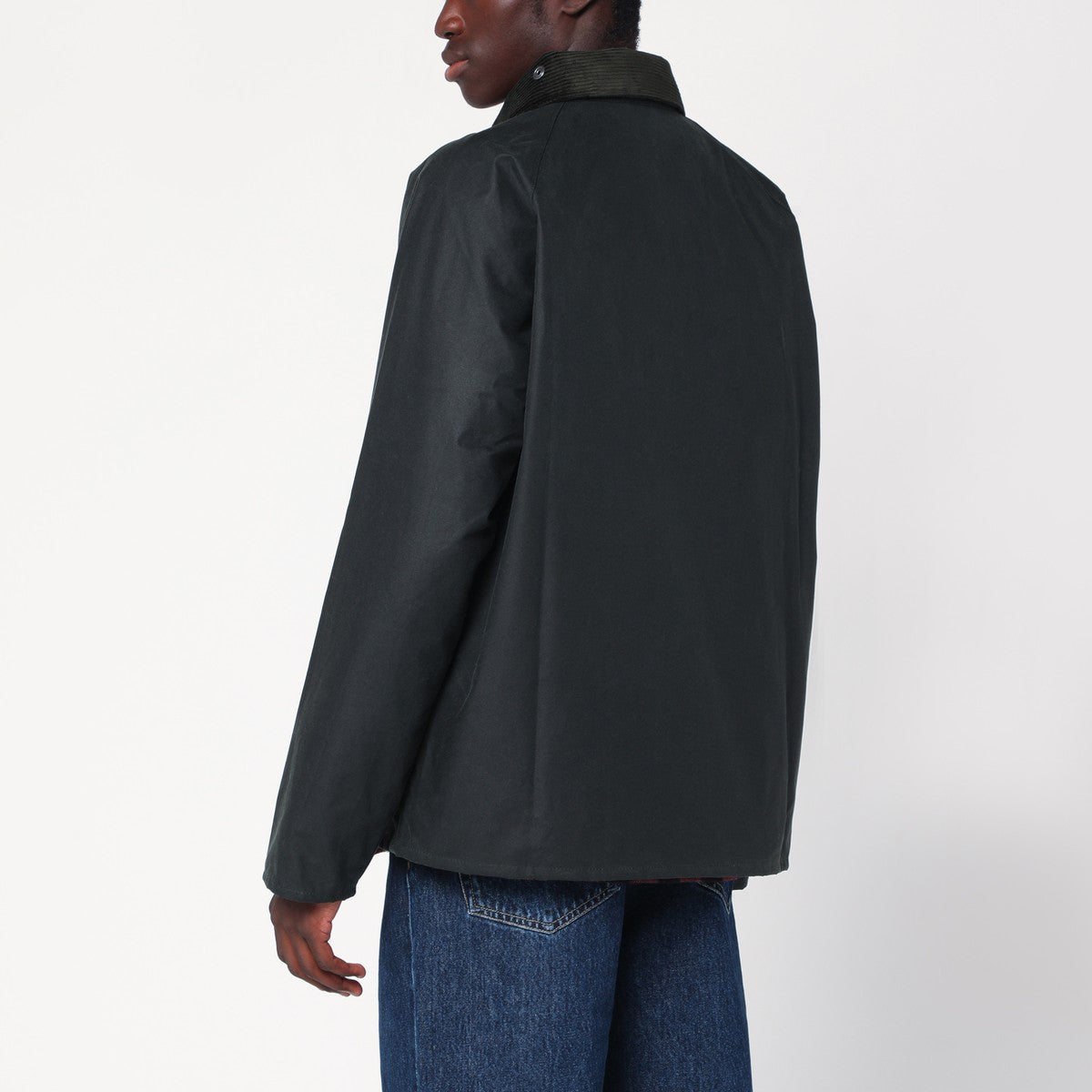 Barbour OS Transport waxed jacket sage Barbour