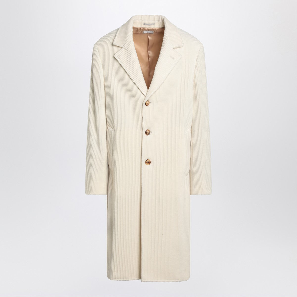 Brunello Cucinelli Ivory corduroy coat Brunello Cucinelli