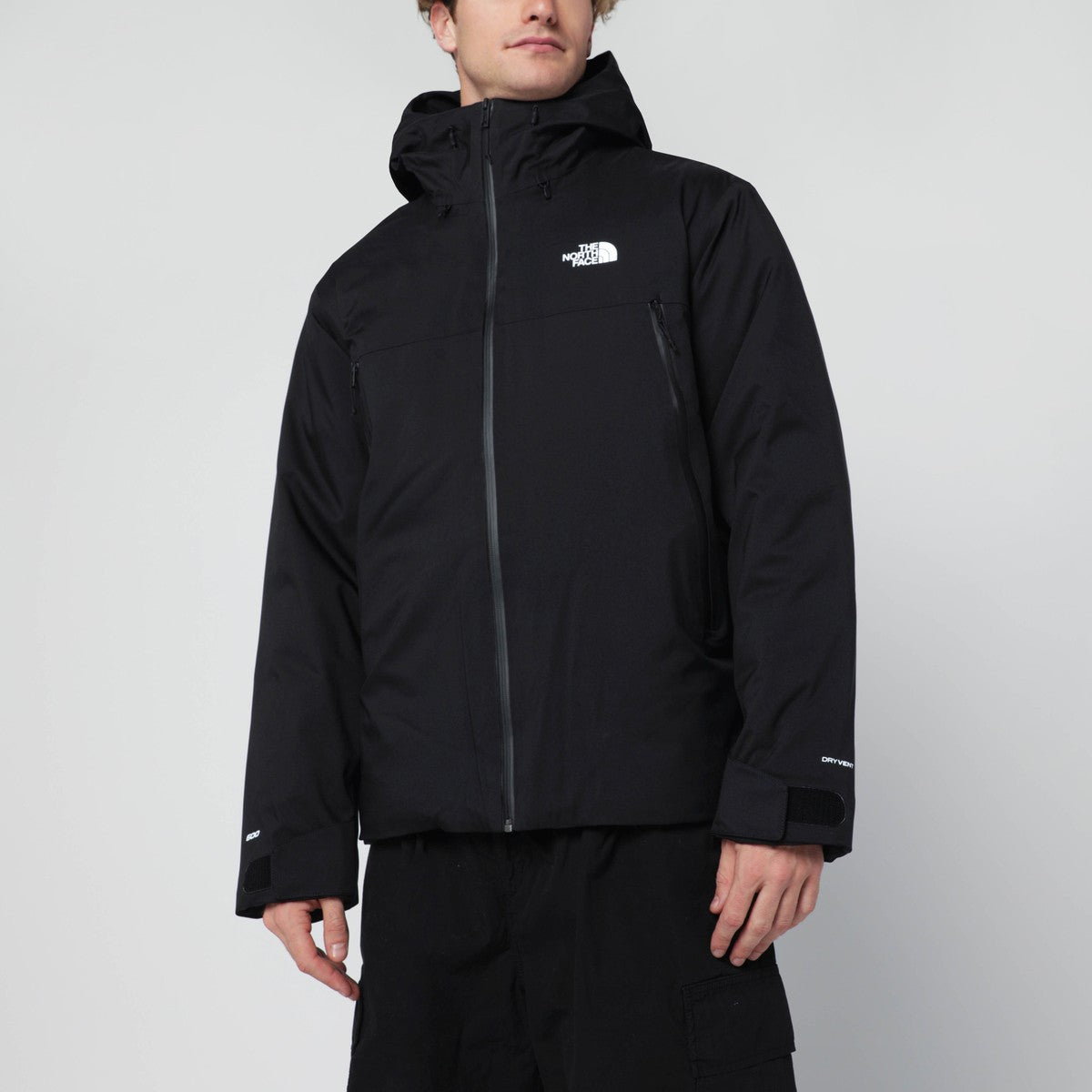 The North Face Black Mountain Range hooded down jacket The North Face