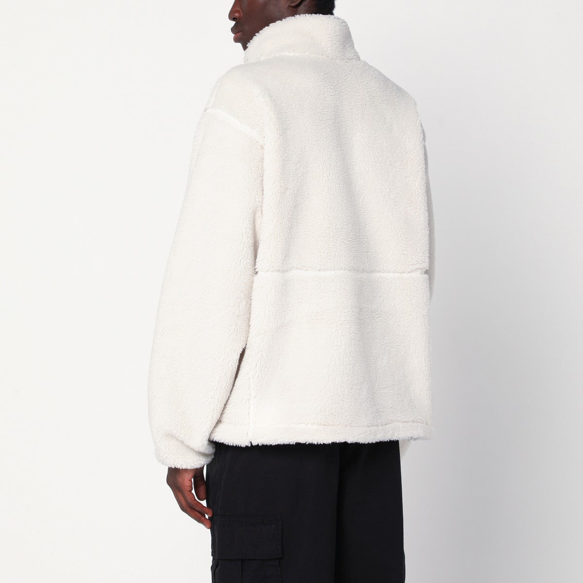 The North Face White zip-up fleece The North Face