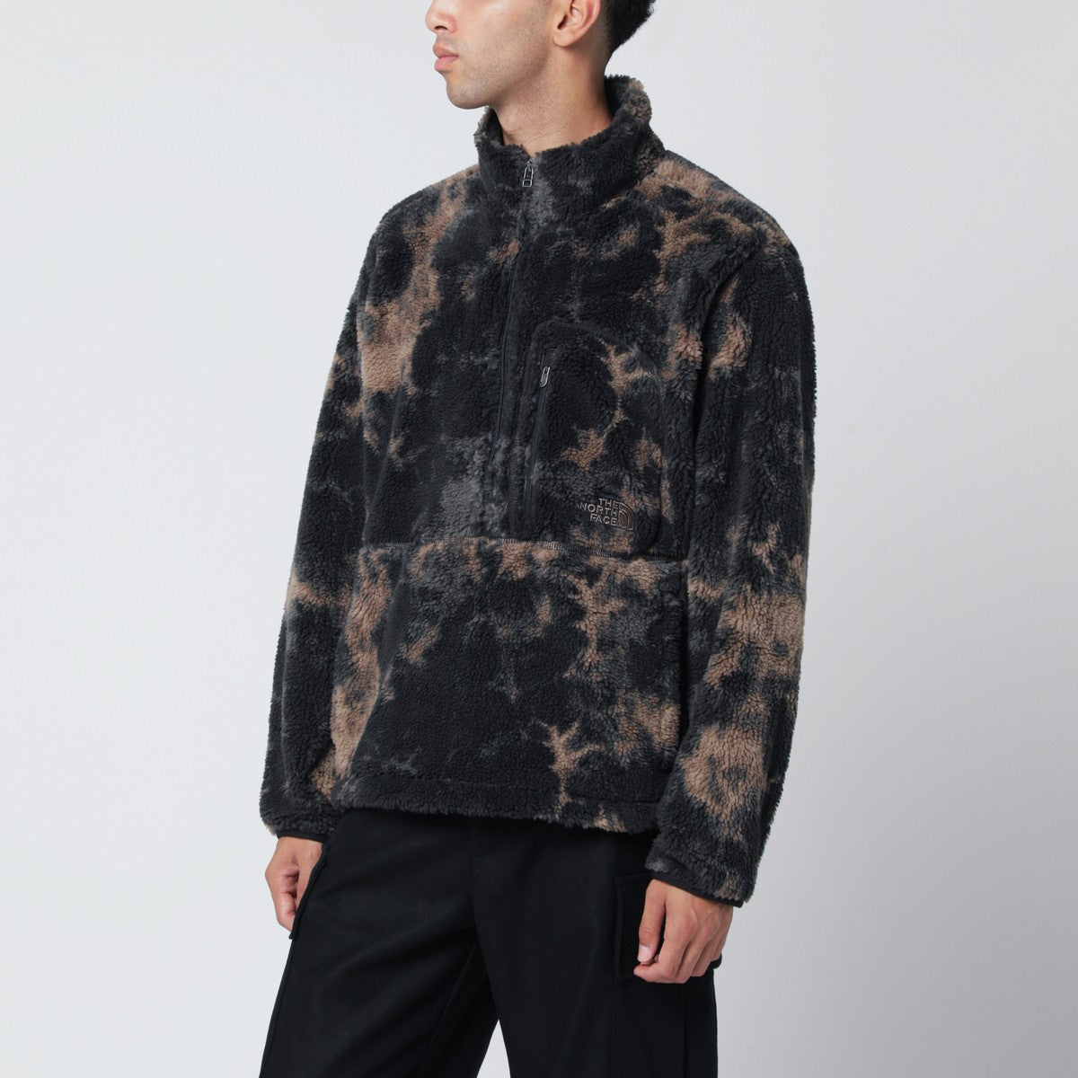 The North Face Extreme pullover fleece with faded effect print The North Face