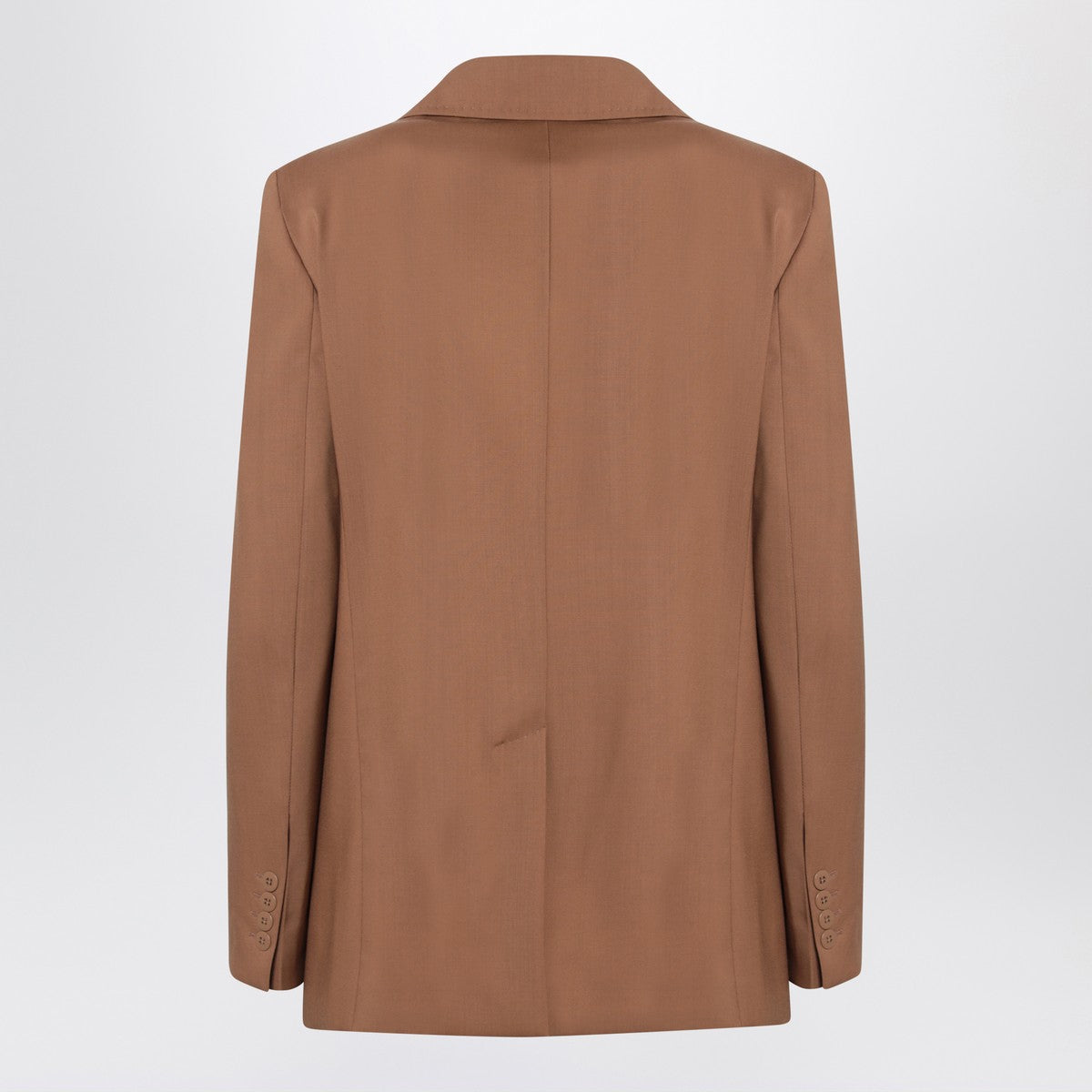Max Mara Studio Single-breasted jacket in hazelnut colour Max Mara Studio