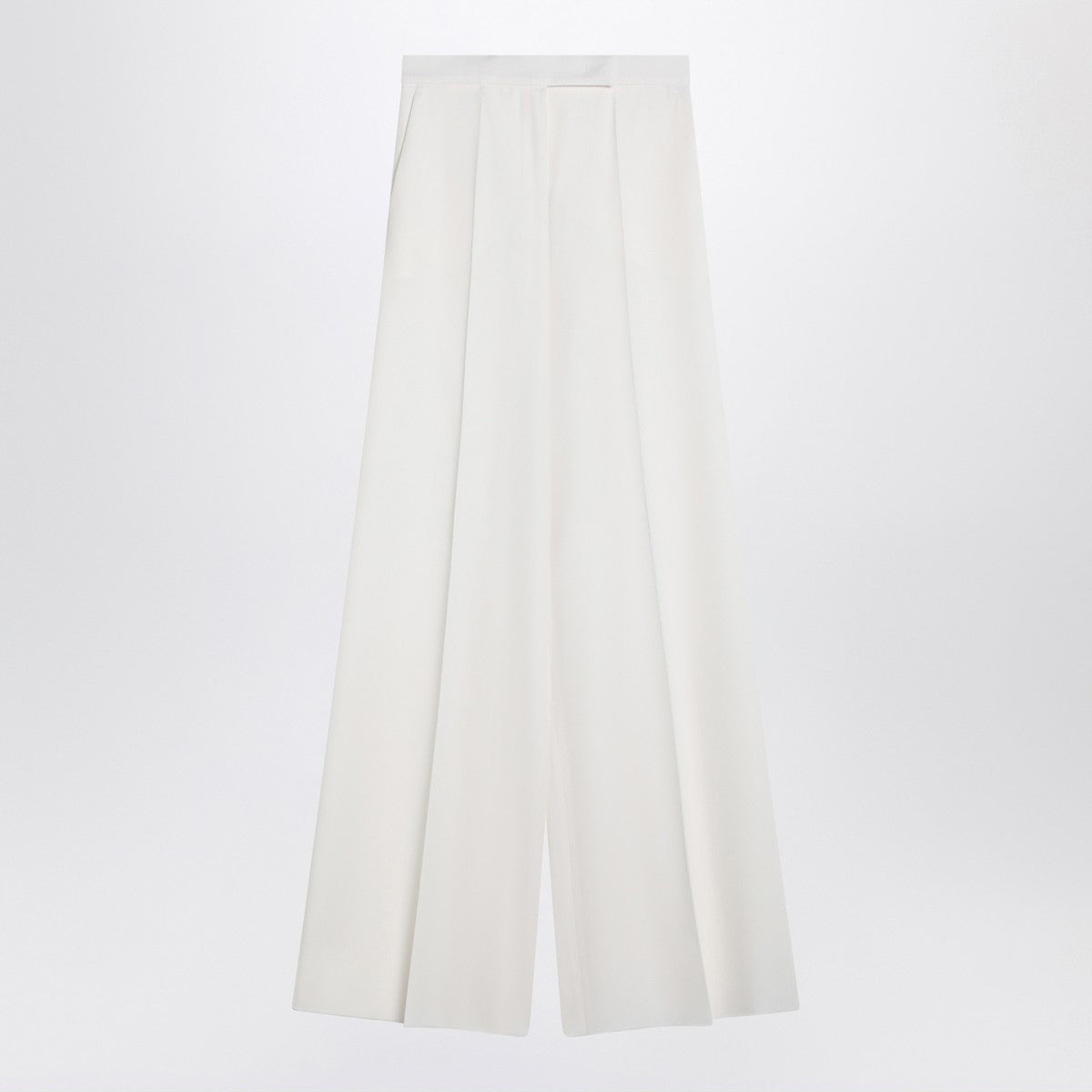 Max Mara White wool gabardine trousers Max Mara