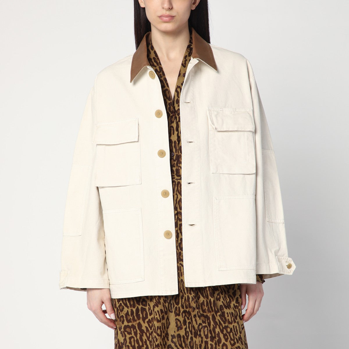 6397 Barn ivory jacket in cotton 6397