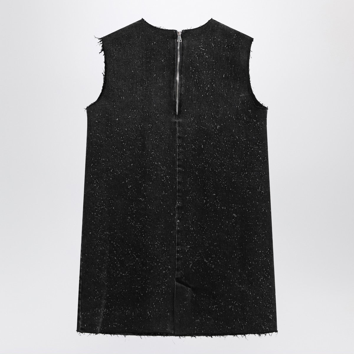 NAMACHEKO Dark grey mini dress in denim NAMACHEKO