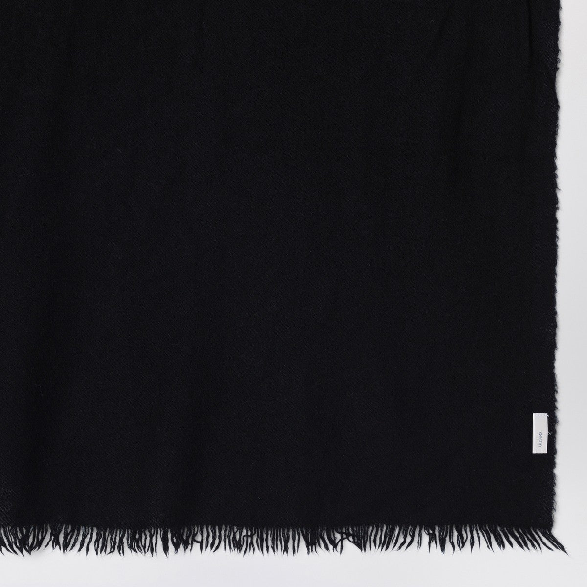 Destin Black cashmere scarf