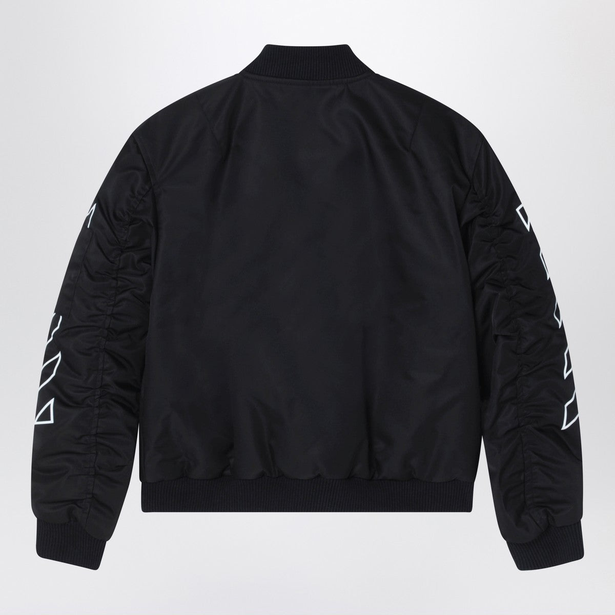 Off White Off-White™ Black Bookish Diagonal bomber jacket Off White