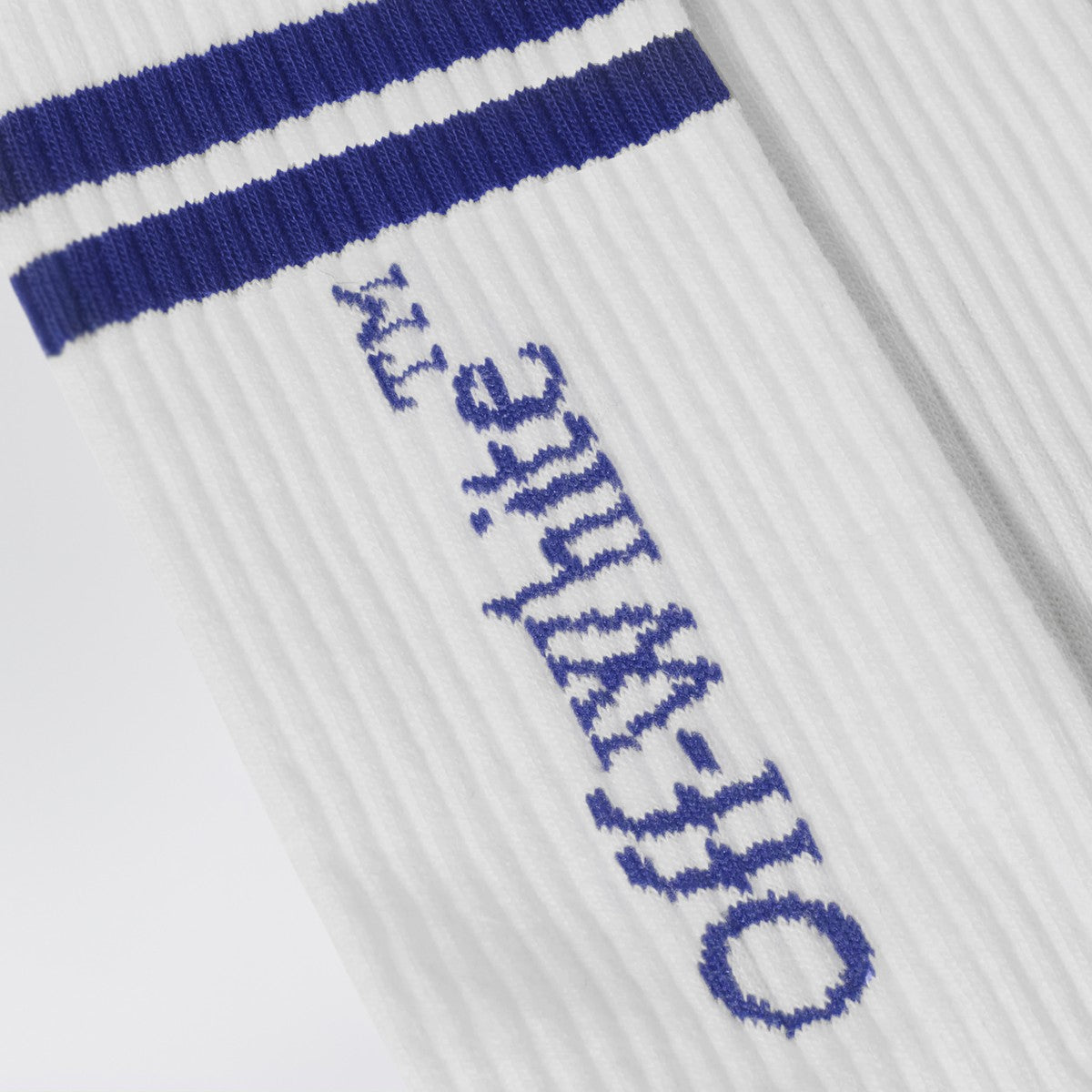 Off White Off-White™ White socks with blue logo Off White