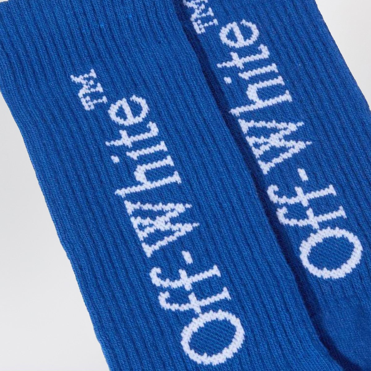 Off White Off-White™ Blue socks with logo Off White