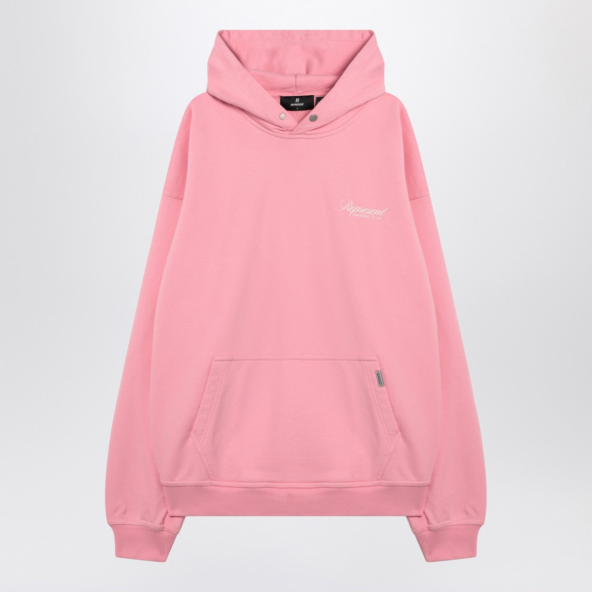 Represent Pink hoodie with logo Represent