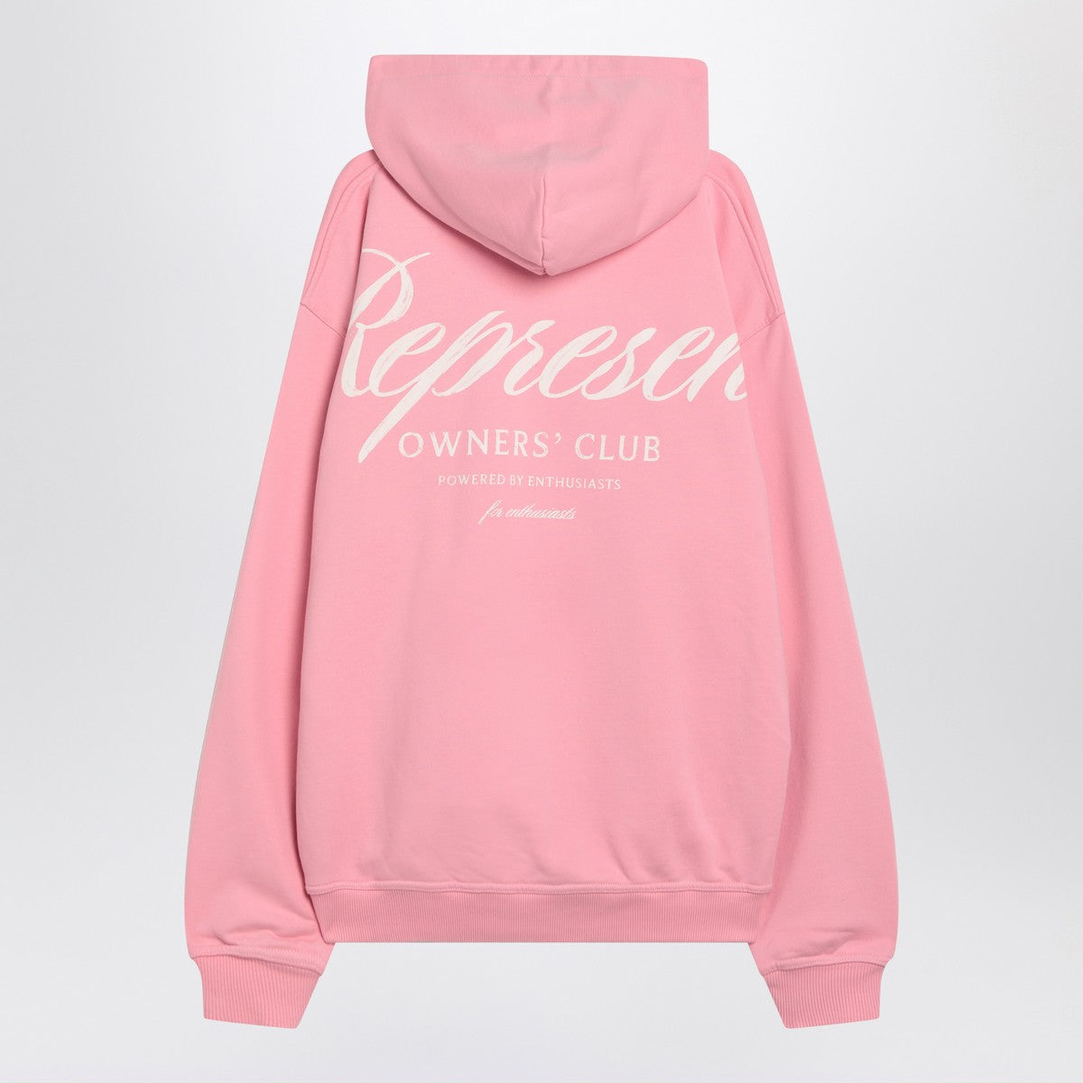 Represent Pink hoodie with logo Represent