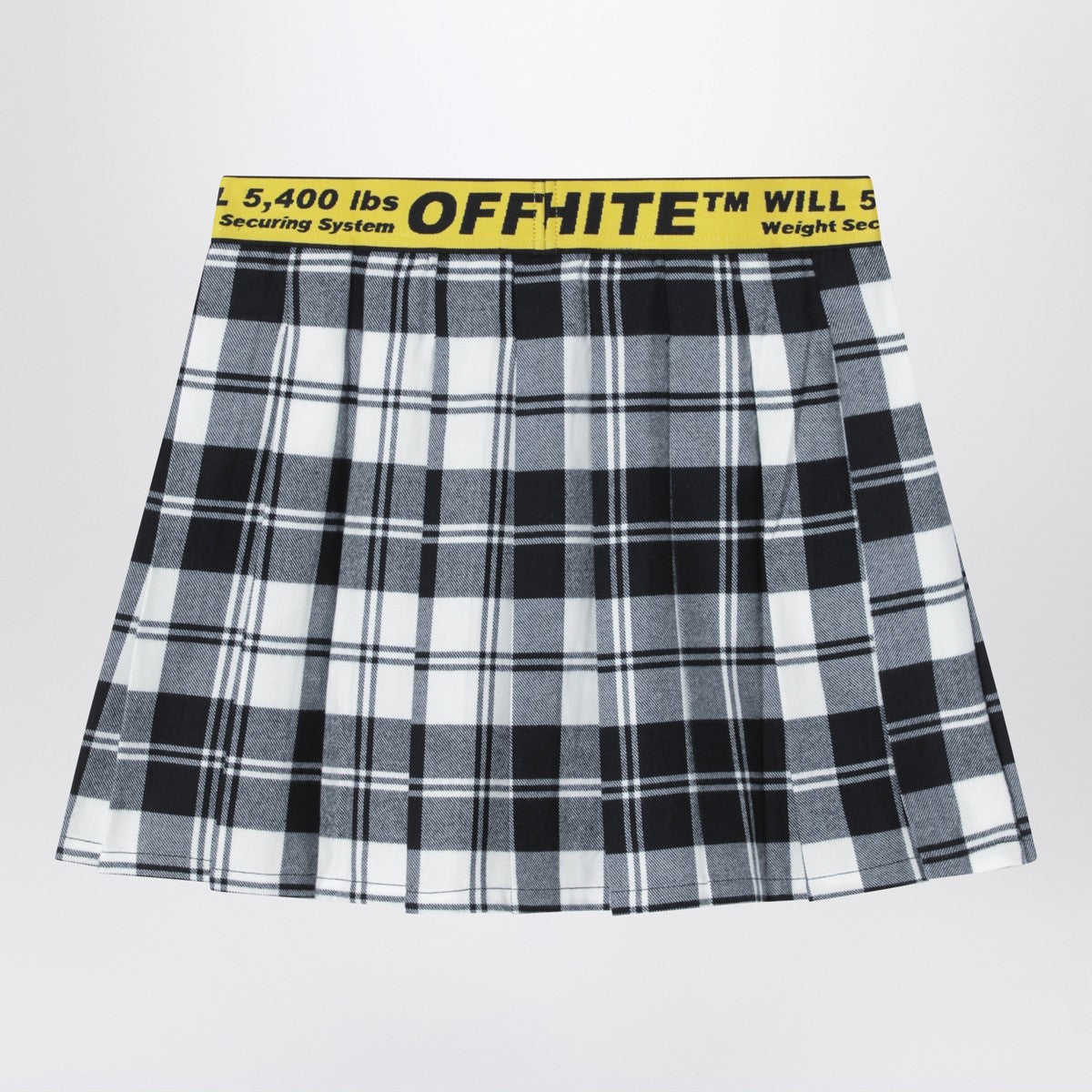 Off White Off-White™ Diagonal checked flannel skirt Off White