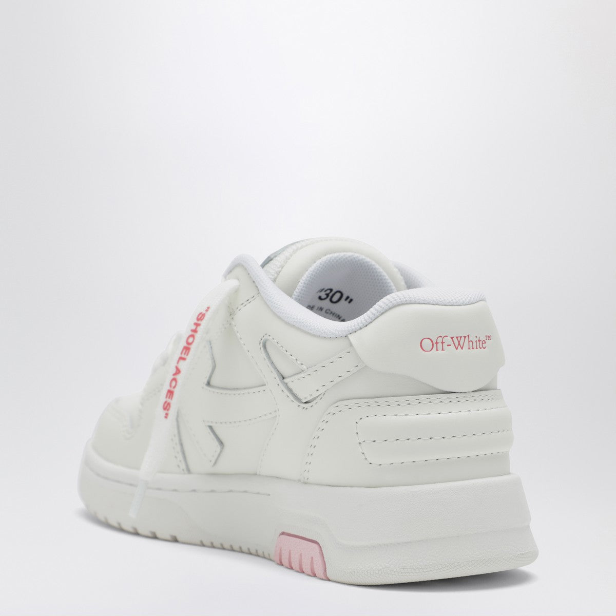 Off White Off-White™ White/pink Out Of Office sneakers with For Walking print Off White