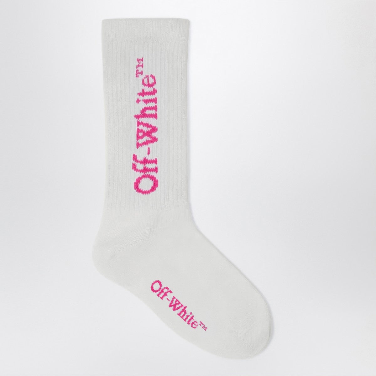 Off White Off-White™ White socks with pink logo