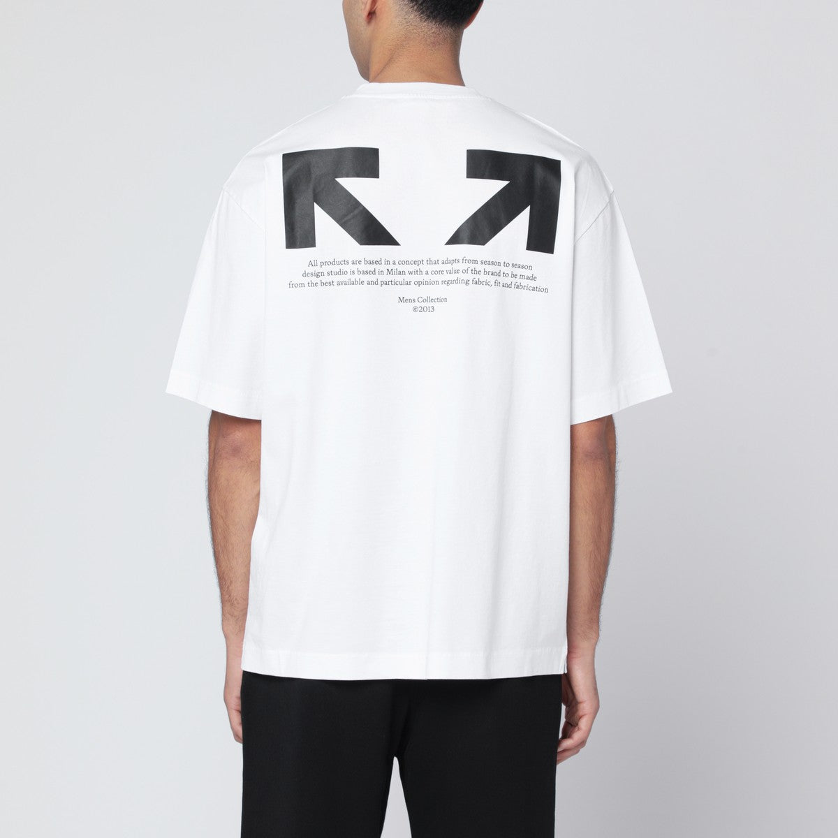 Off White Off-White™ White Half Arrow Skate Logo T-shirt Off White