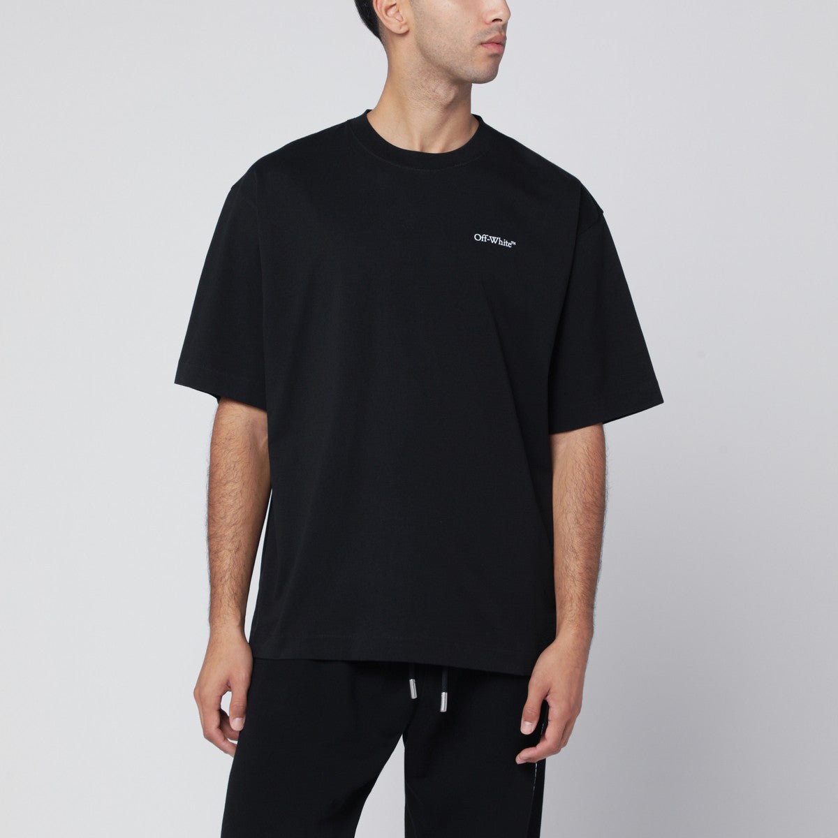 Off White Off-White™ Black Half Arrow Skate Logo T-shirt Off White