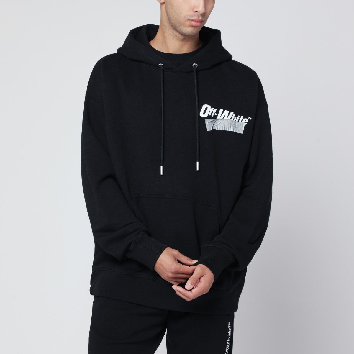 Off White Off-White™ Black Cupid Tape Skate hoodie Off White