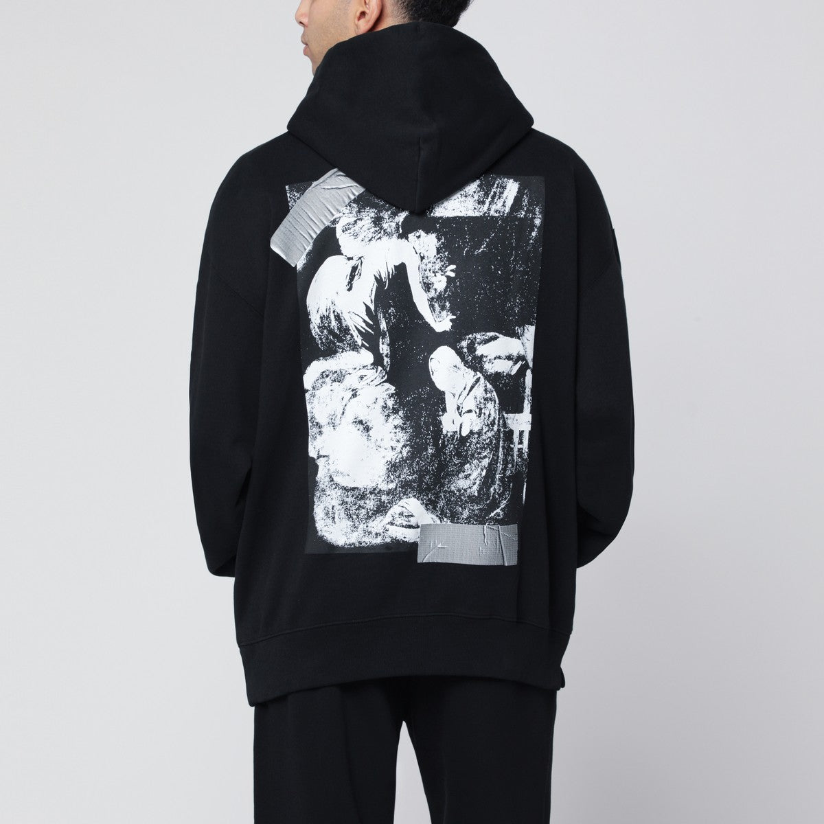 Off White Off-White™ Black Cupid Tape Skate hoodie Off White