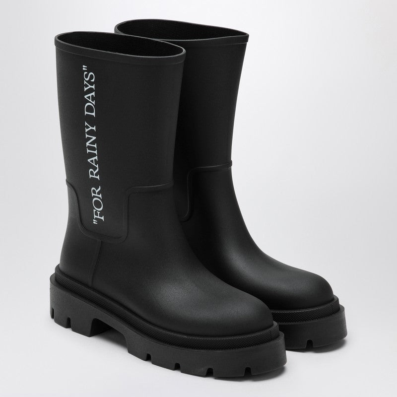 Off White Off-White™ Boots For Rainy Days black Off White
