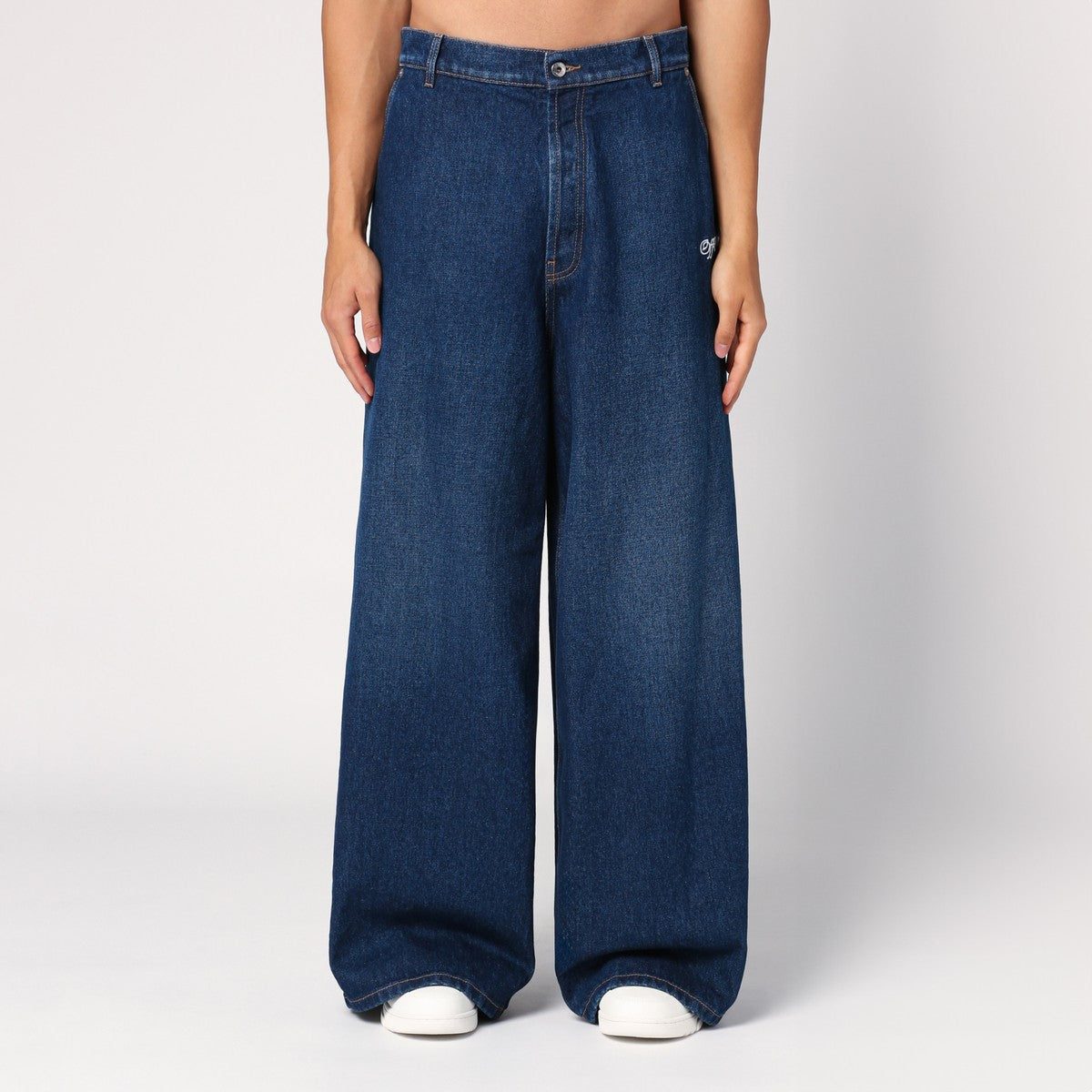 Off White Off-White™ Blue wide denim jeans Off White