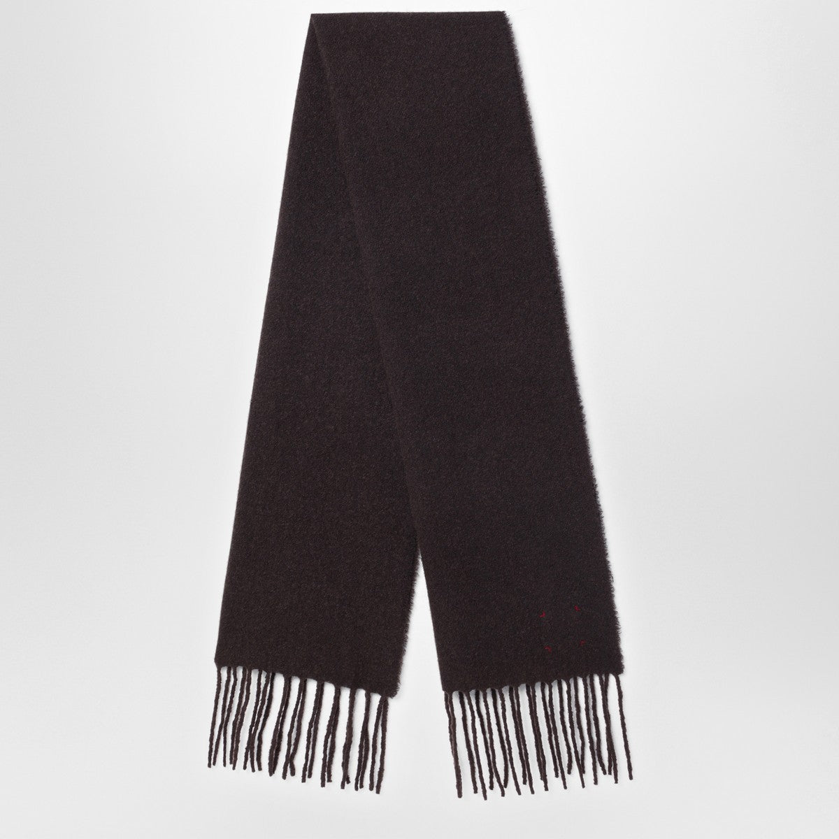 Destin Ebony brown wool and cahsmere scarf Destin