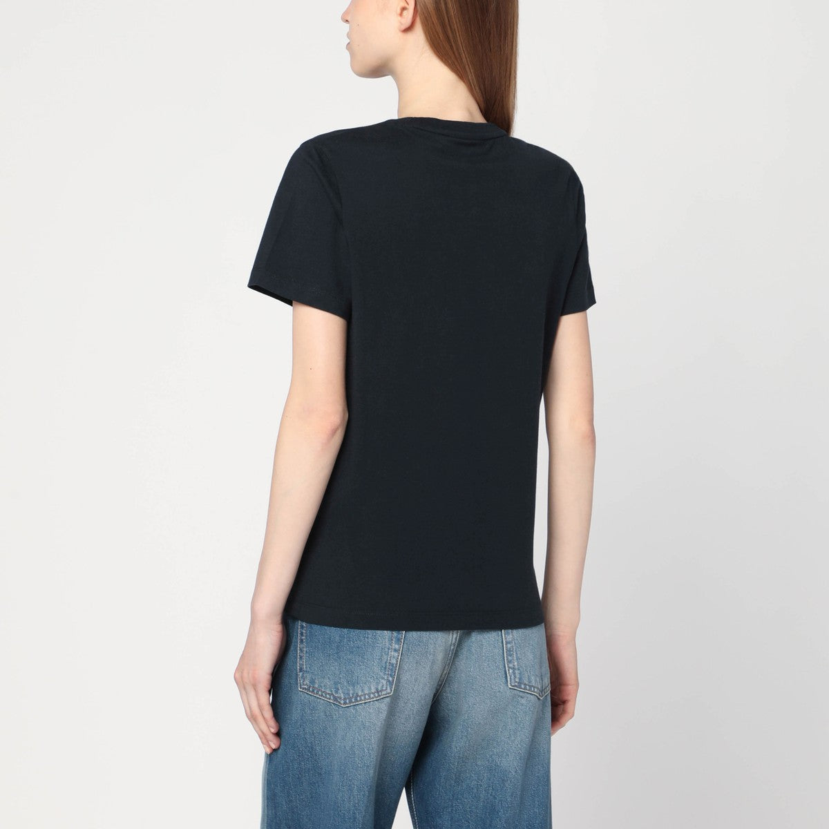Maison Kitsuné Anthracite grey cotton T-shirt Maison Kitsuné