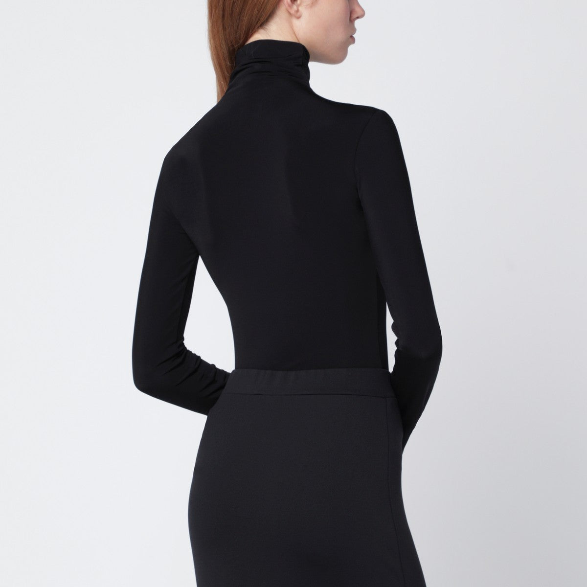 Off White Off-White™ Black turtleneck top with OFF logo Off White