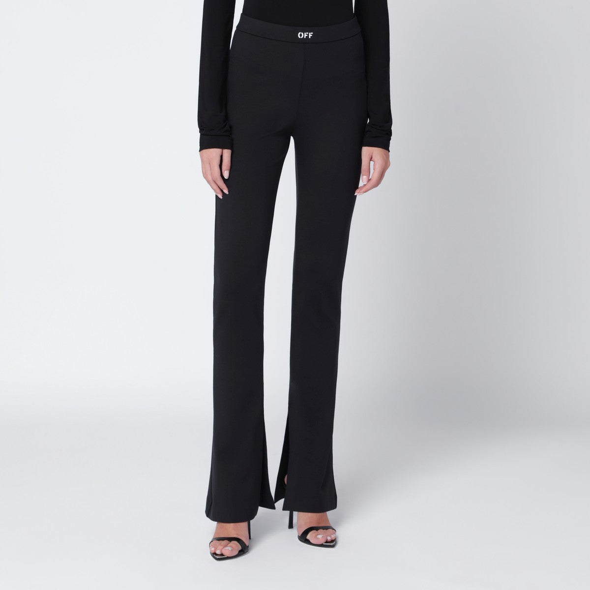 Off White Off-White™ Black trousers with OFF logo Off White