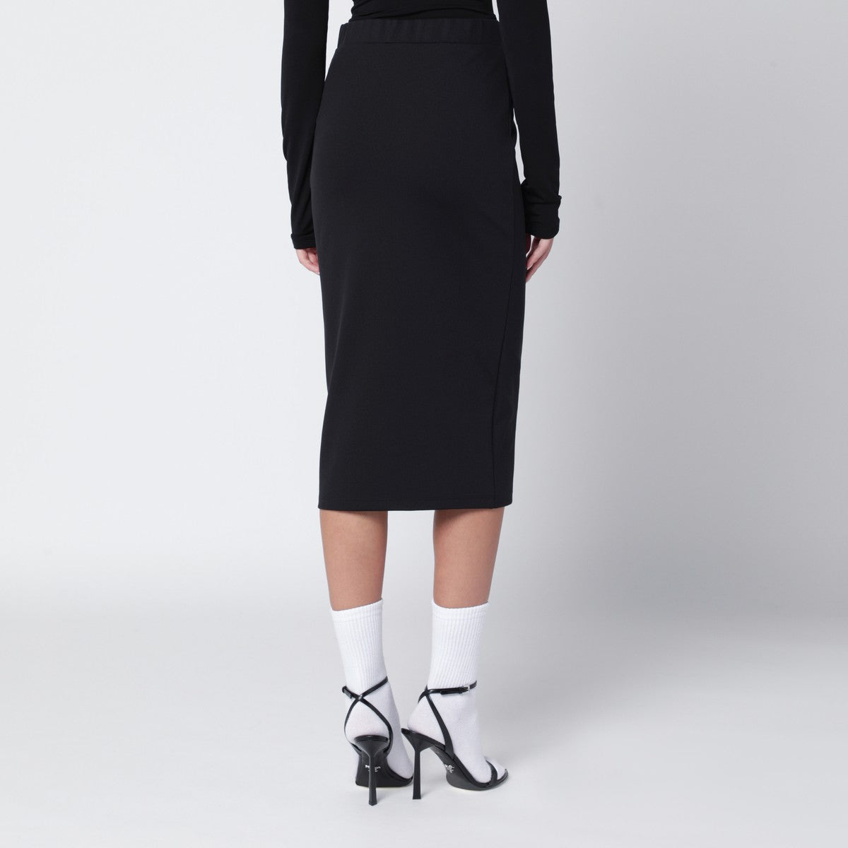 Off White Off-White™ Black pencil skirt with OFF logo Off White