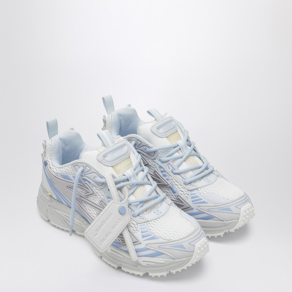 Off White Off-White™ Be Right Back sneakers in white and light blue Off White