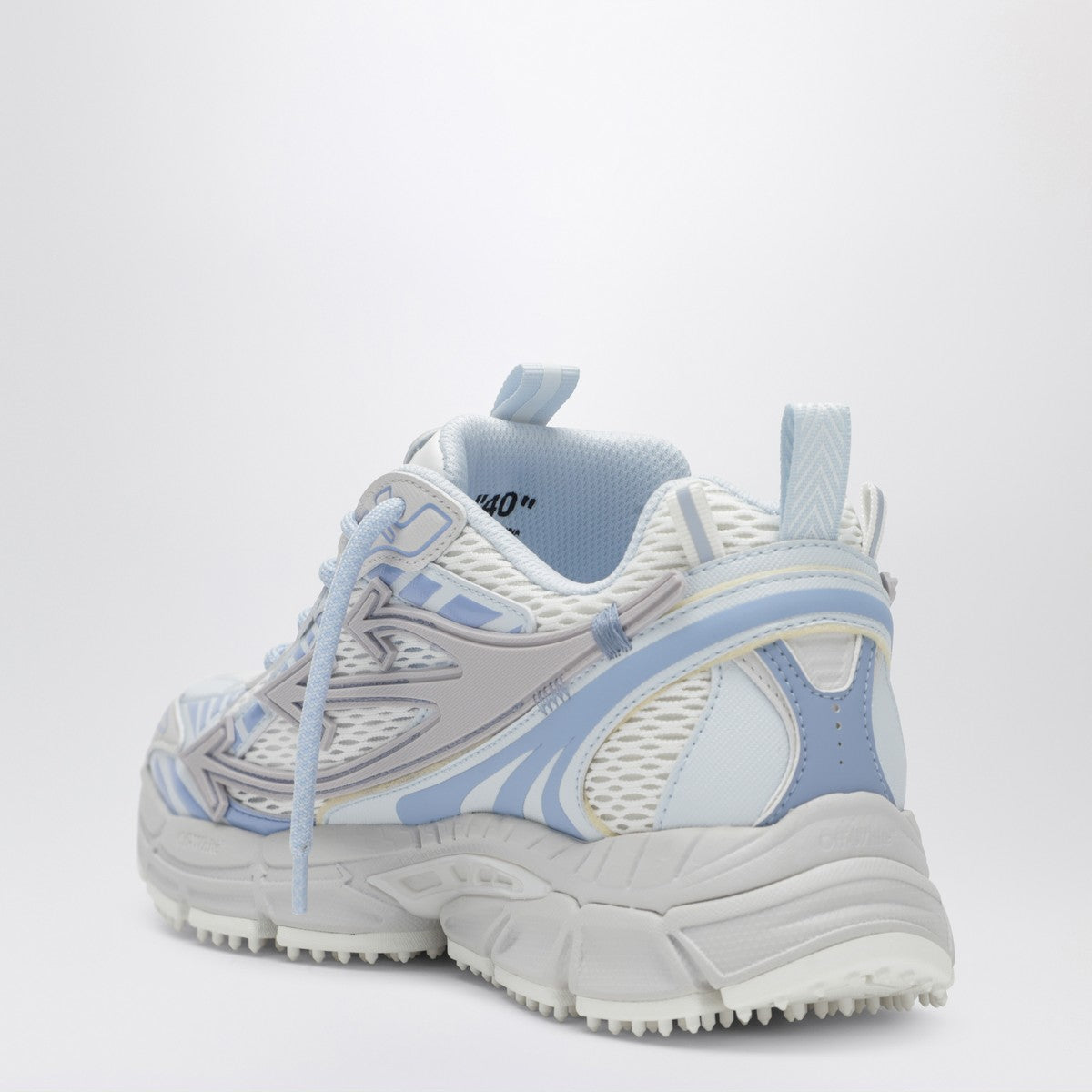 Off White Off-White™ Be Right Back sneakers in white and light blue Off White
