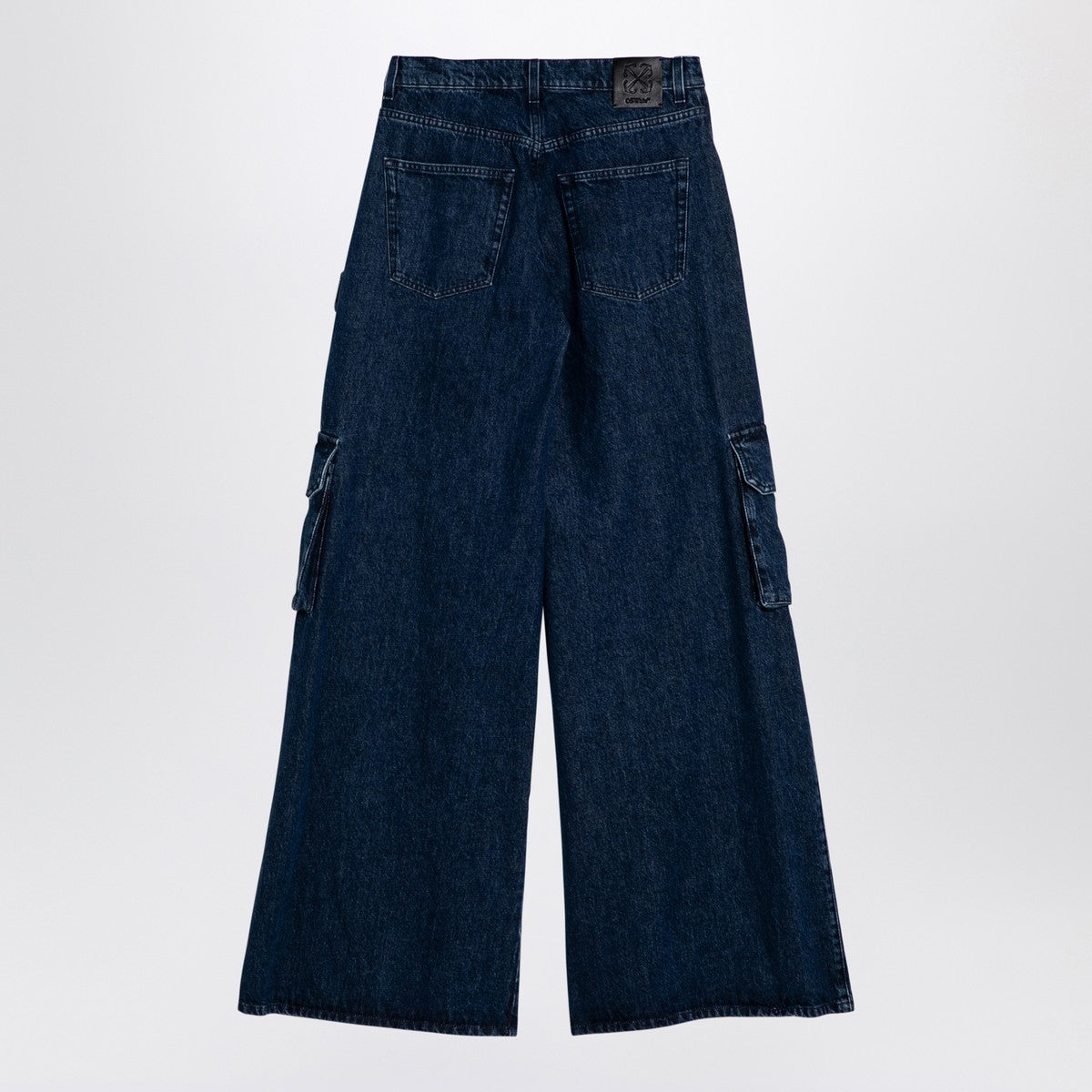 Off White Off-White™ Blue wide cargo denim jeans Off White