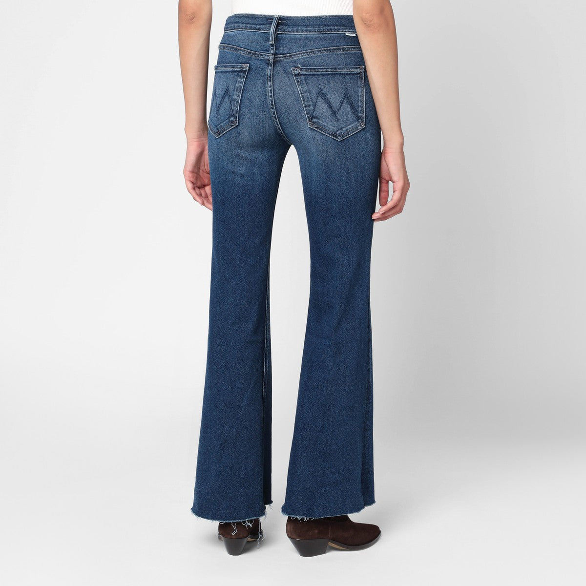 Mother Lil Doozy Fray flared jeans Mother