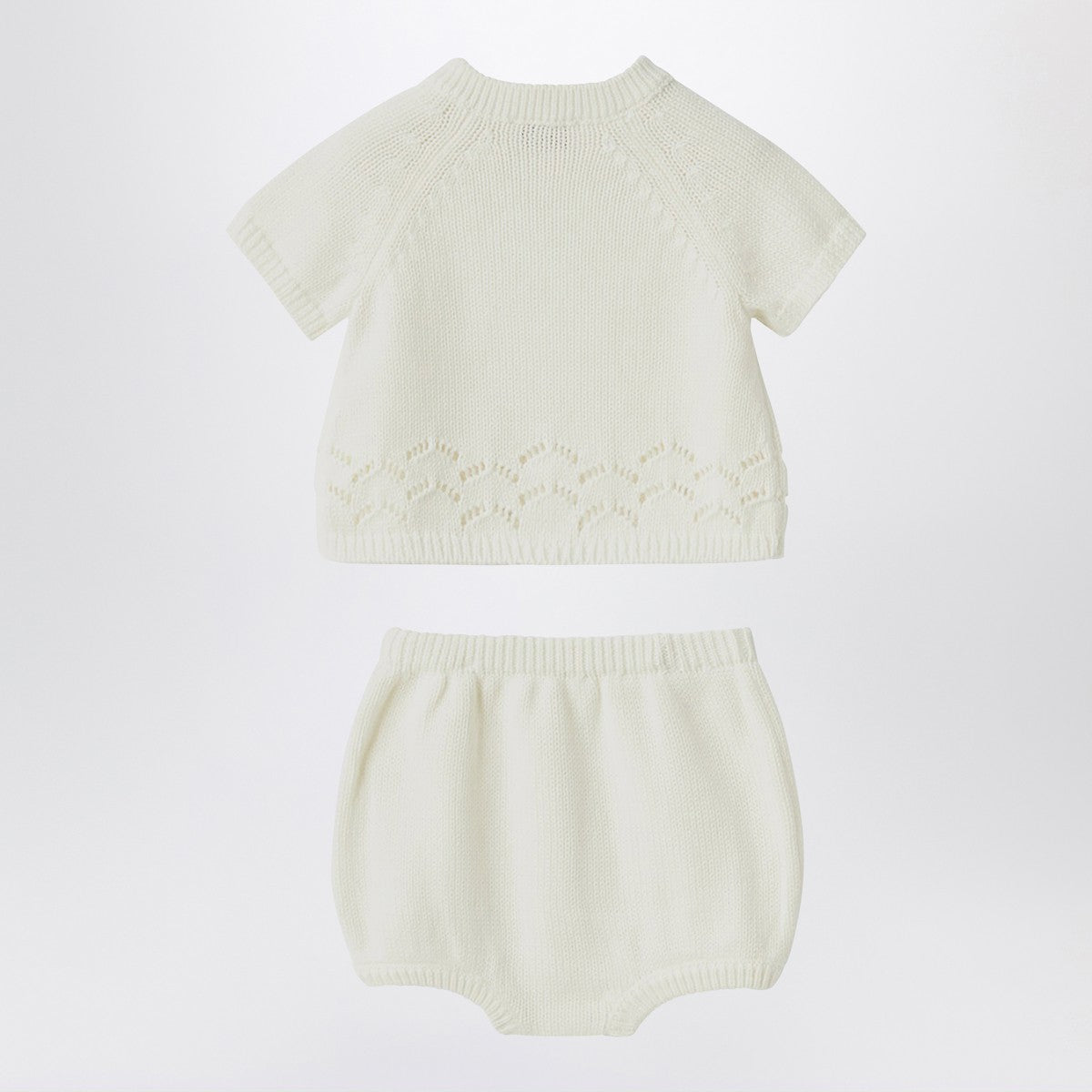 Il Gufo White milk set in organic cotton Il Gufo