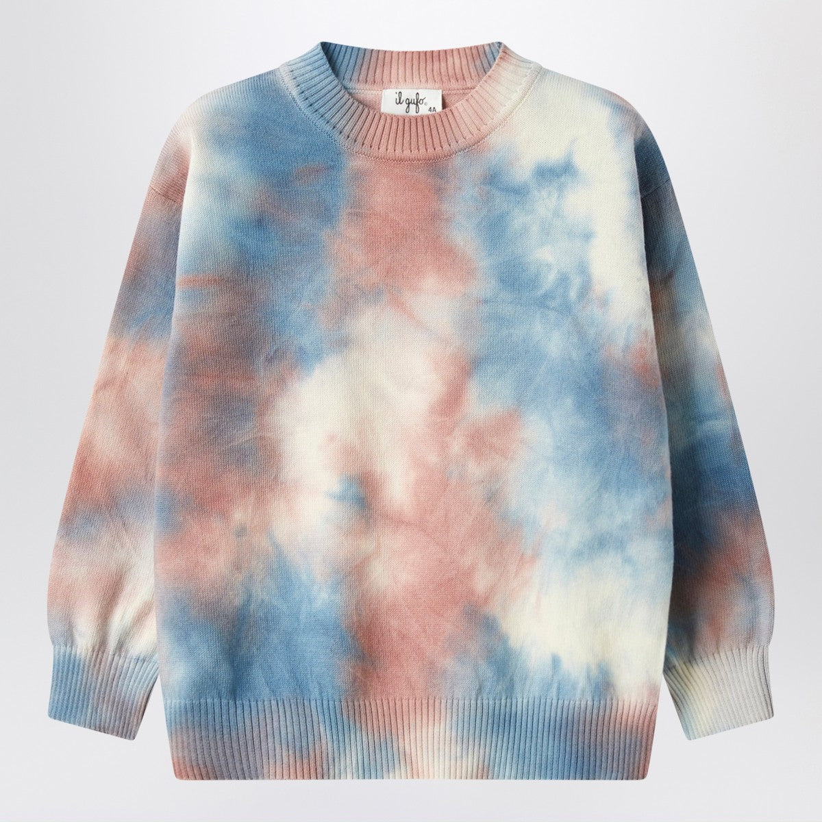 Il Gufo Sweater with airbrush-effect tie-dye print Il Gufo