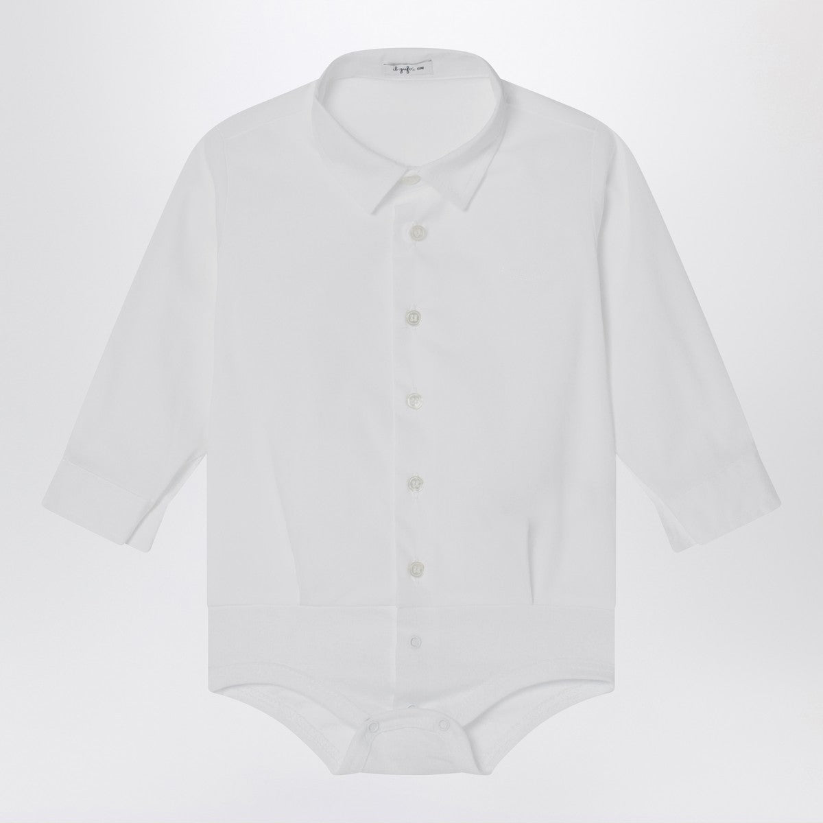 Il Gufo White cotton shirt bodysuit Il Gufo