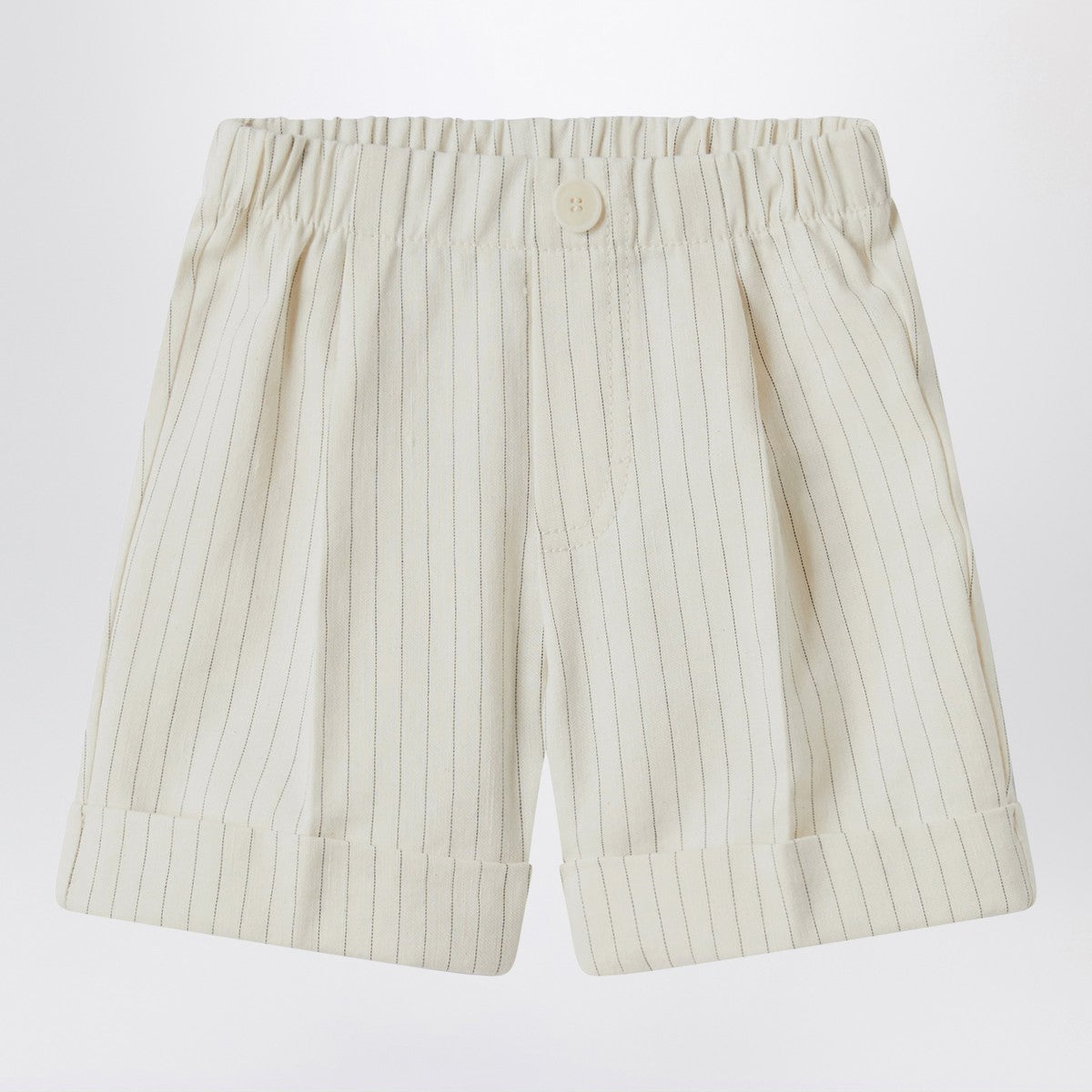 Il Gufo Pinstriped cotton Bermuda shorts Il Gufo