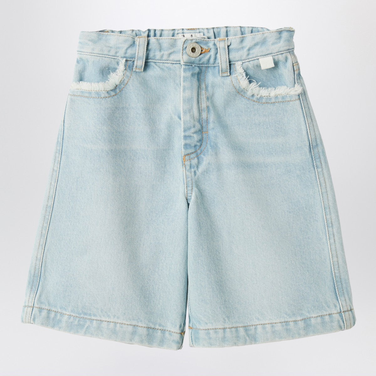 Il Gufo Light blue denim Bermuda Il Gufo