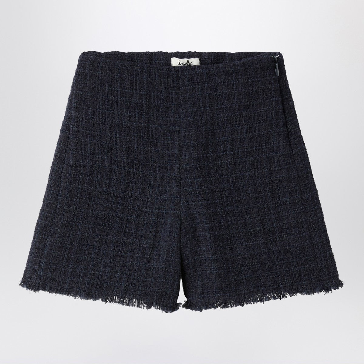 Il Gufo Blue tweed shorts Il Gufo