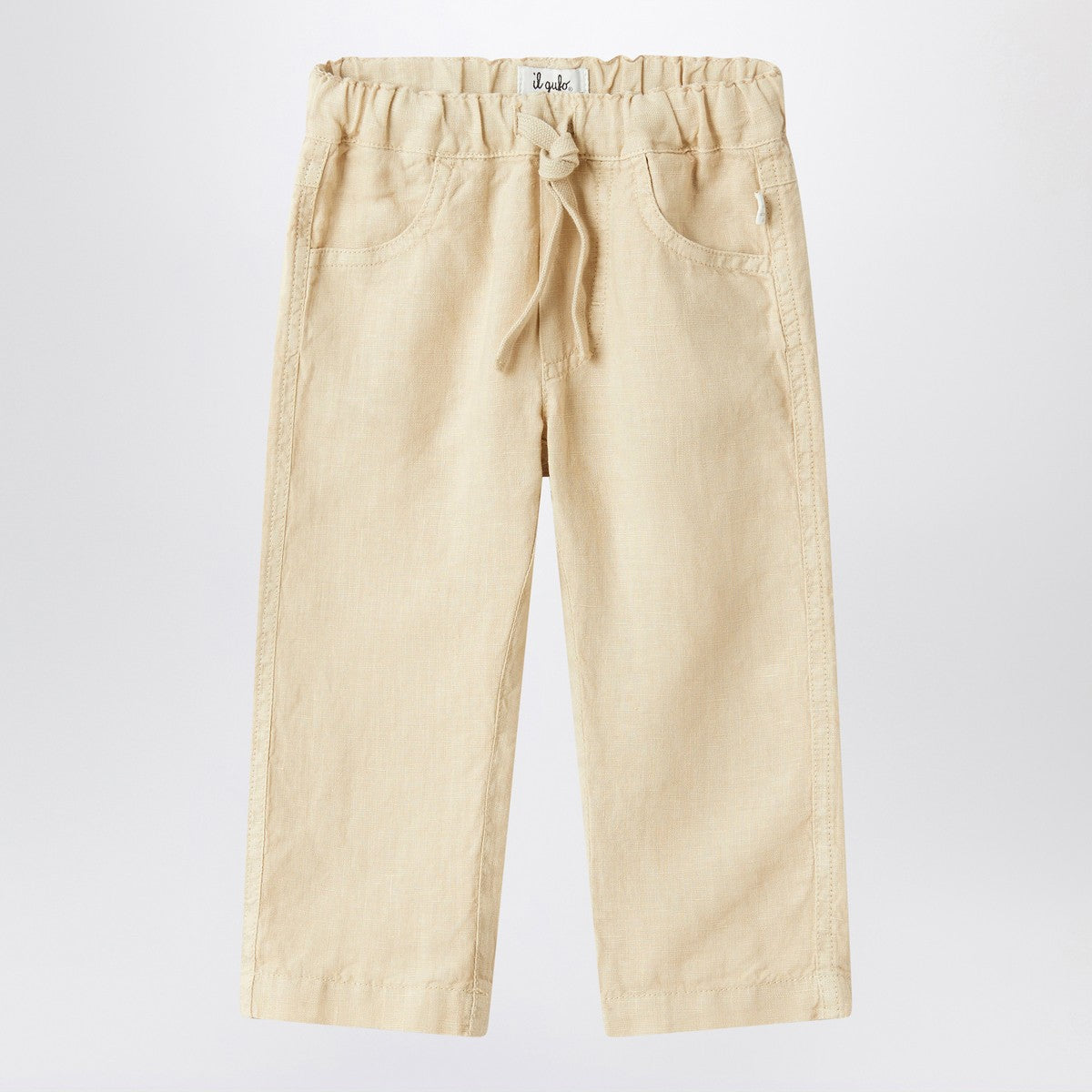Il Gufo Beige linen trousers Il Gufo