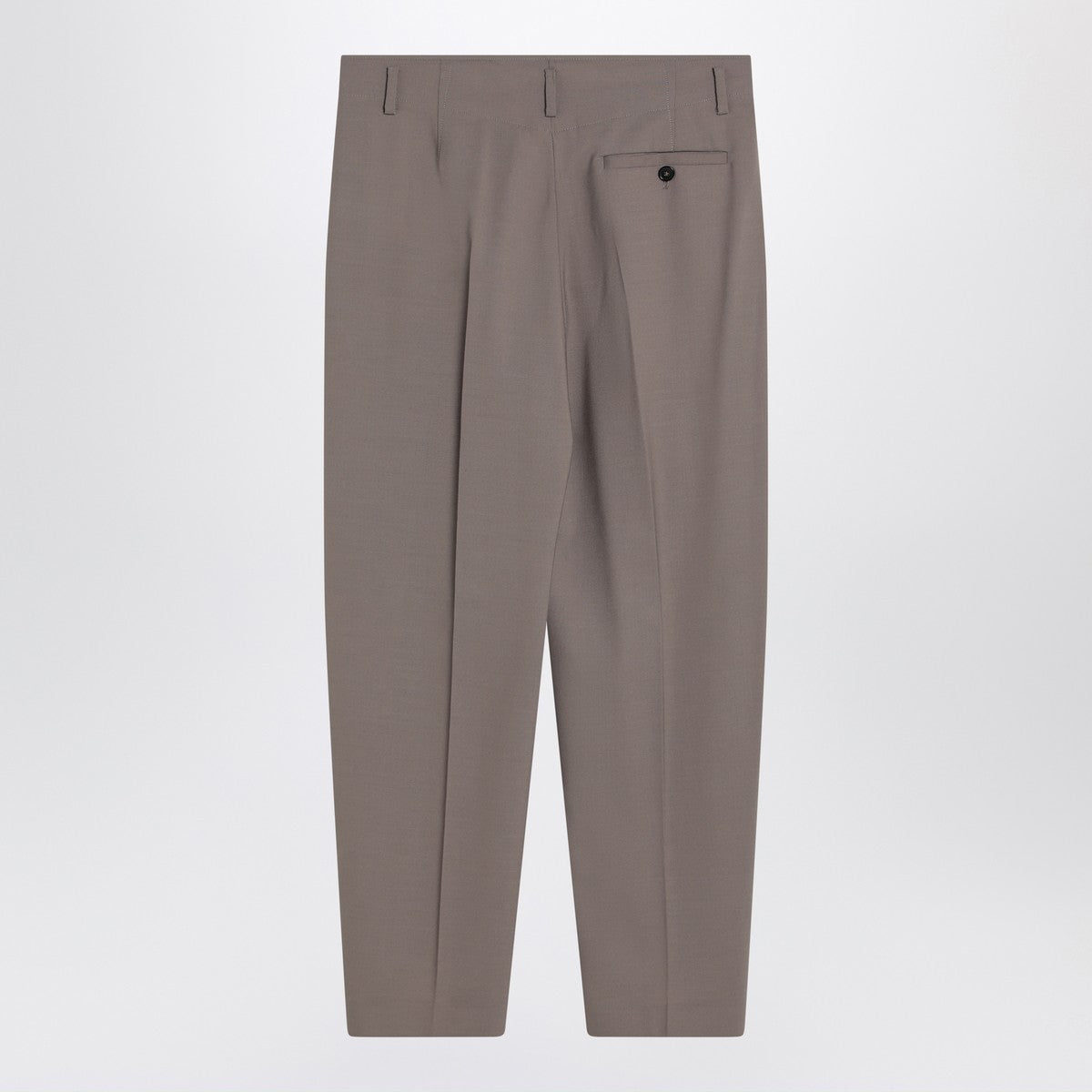 Erika Cavallini Dove-coloured wool-blend trousers Erika Cavallini