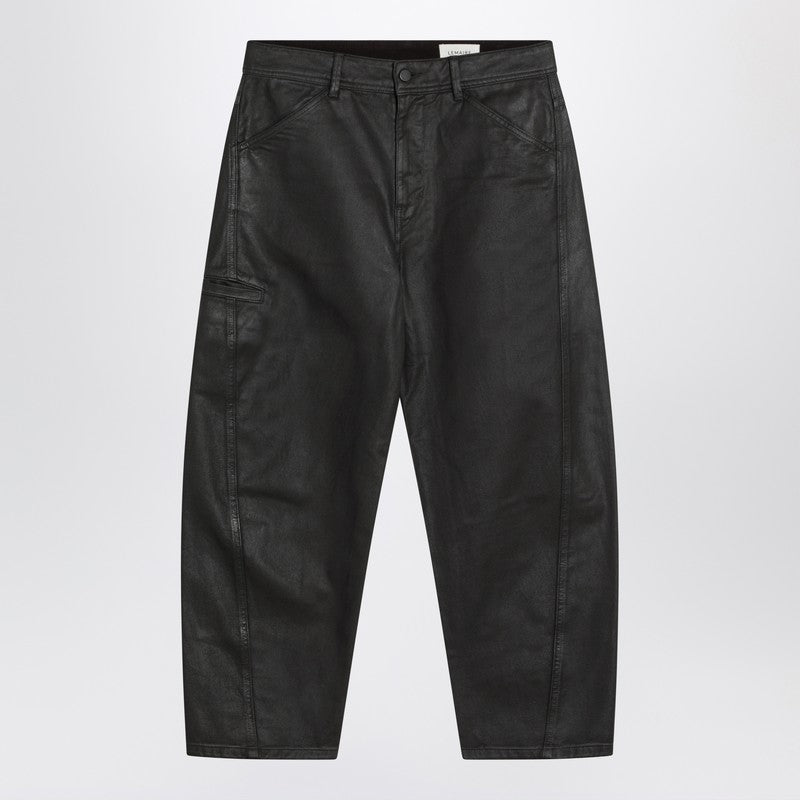 LEMAIRE Shiny brown denim pants Lemaire